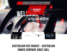 Tablet Screenshot of adbbrakes.com